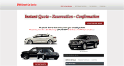 Desktop Screenshot of dfwlimocars.com